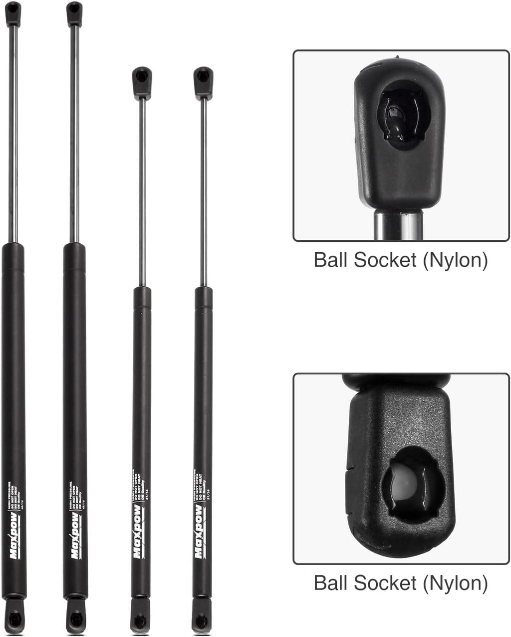 Glass Lift Supports Struts Pack of 2 M3126