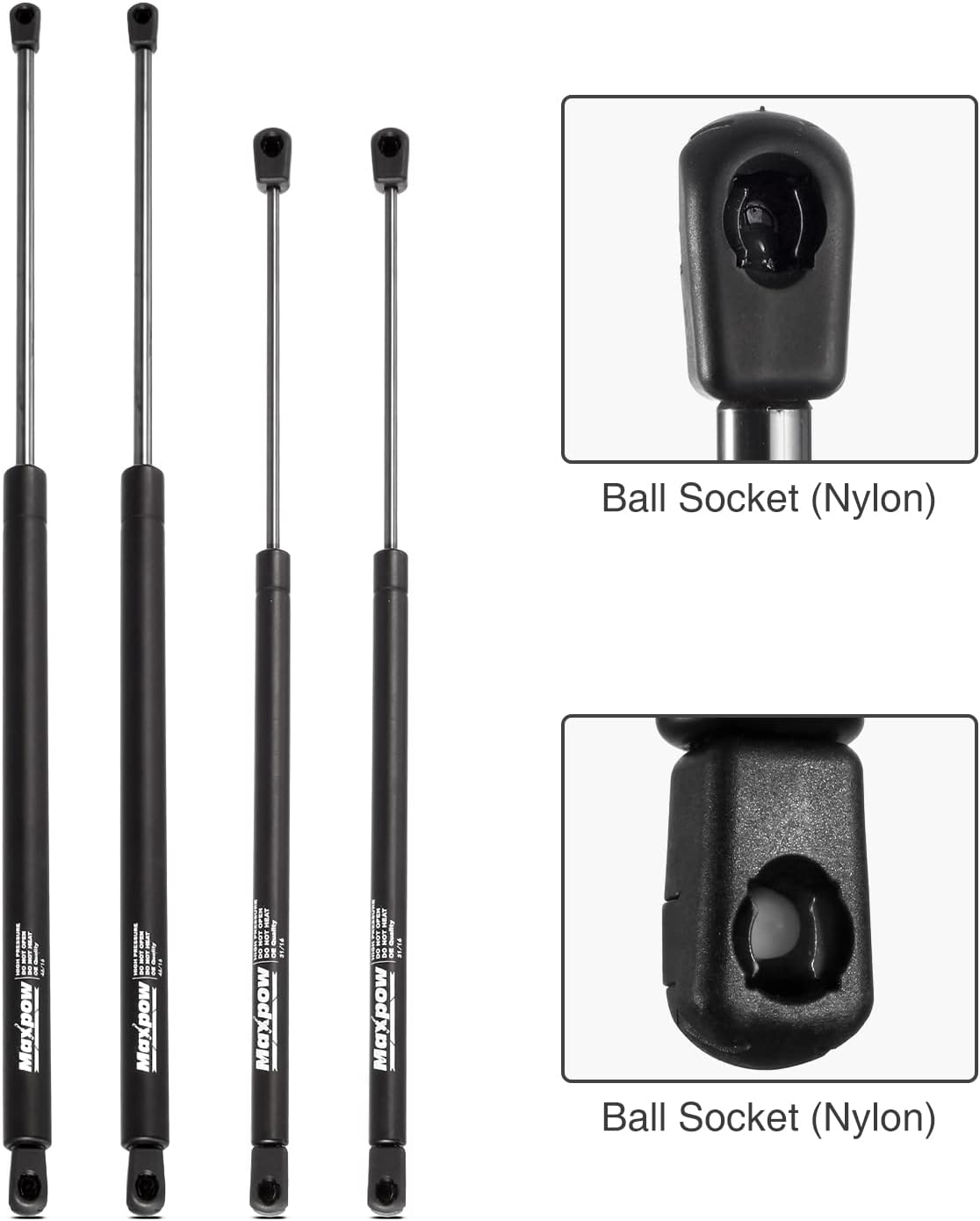 Glass Lift Supports Struts Pack of 2 M3126