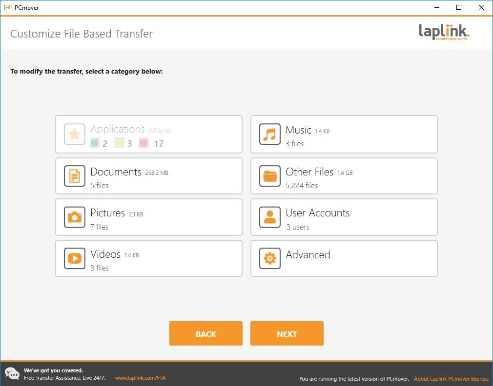 Single Use License PCmover Express I9698