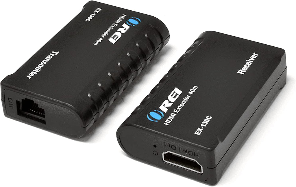 HDMI Extender Over CAT6/CAT7 RJ45 Upto 130 Feet 1080P Transmitter & Receiver Pack of 2 E28370