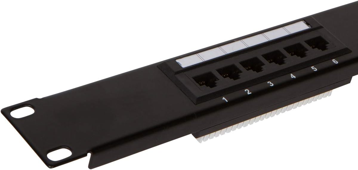 24 Port Cat6 RJ45 Patch Panel Pack of 2 B782