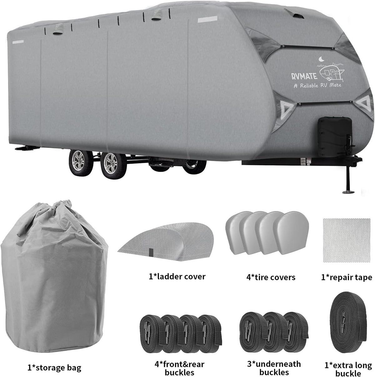 Travel Trailer Cover with Quick Side Door Access I79936