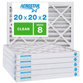 20x20x2 MERV 8 Pleated Air Filter 6-Pack K397317