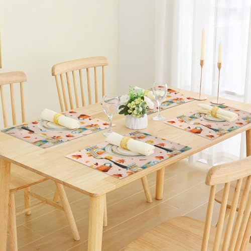 Faux Leather 12 X 18 Inch Placemats 6 Pack P5764