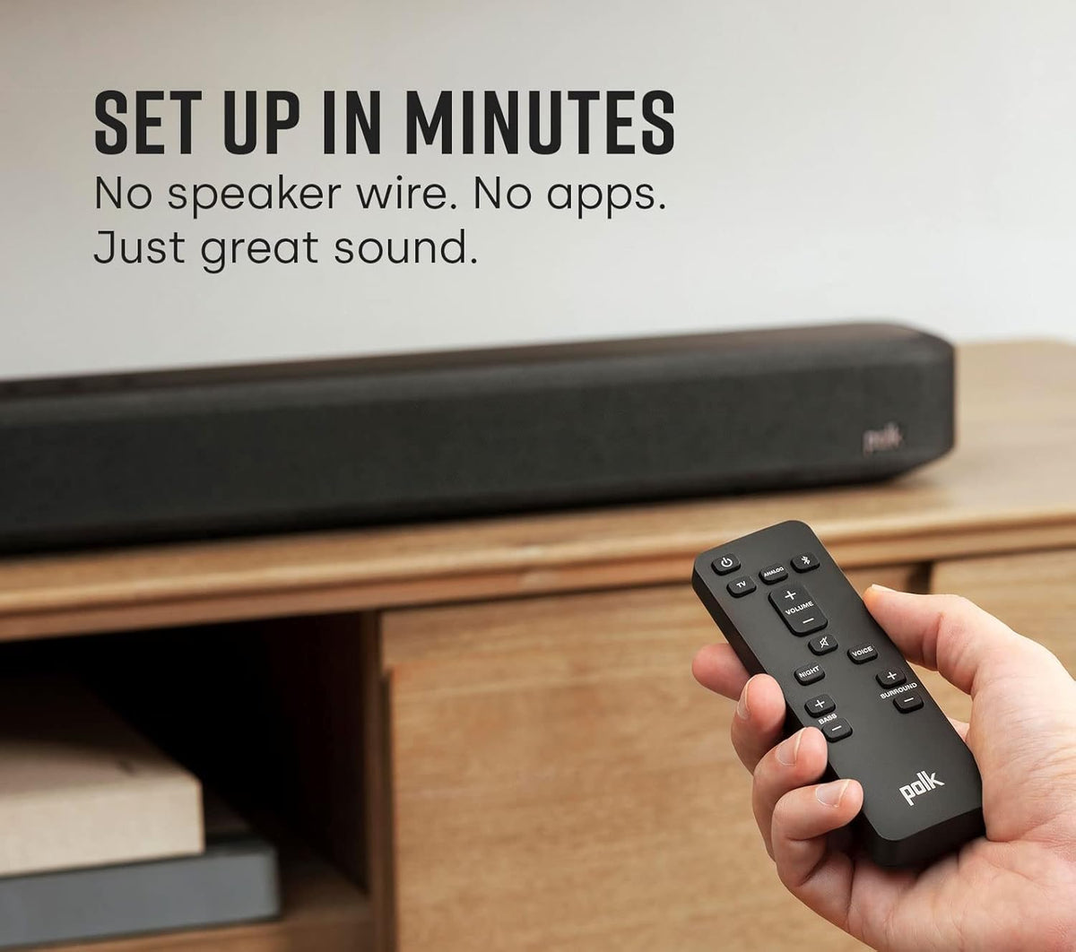 5.1 Channel Wireless Surround Sound System with Sound Bar and Subwoofer K371908