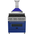 36 Dual Fuel Range and Range Hood Appliance Package P3651