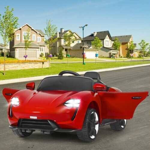 Red 12V Kids Ride on Car with MP3 and LED Light M977242