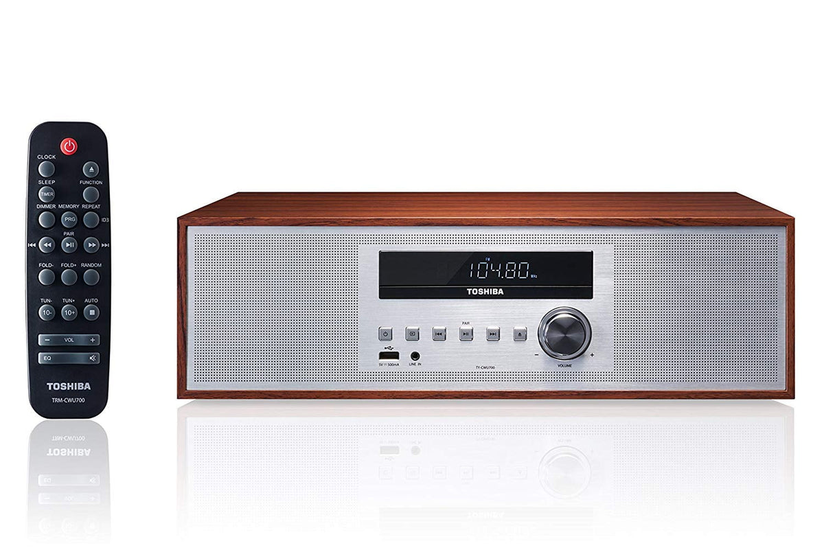 All-in-One Wireless CD Player Speaker System with Remote Y8536