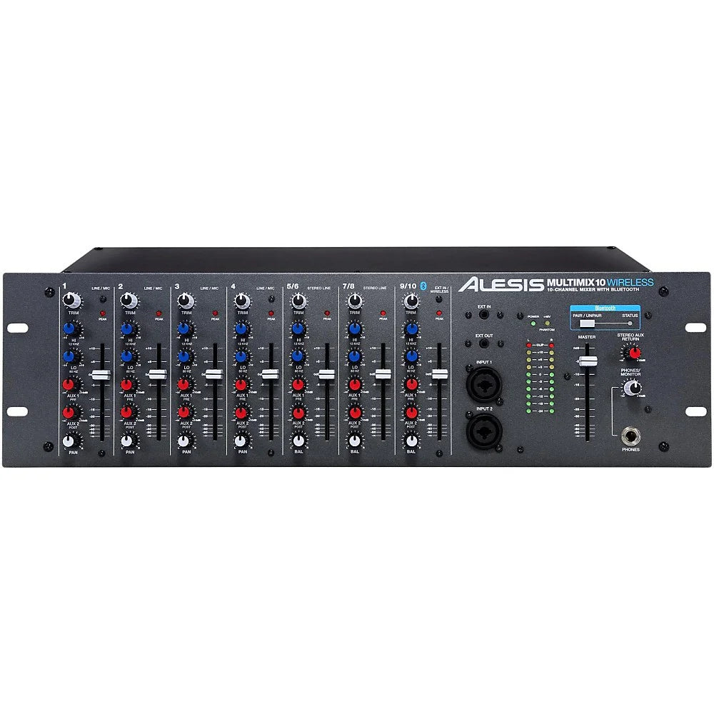 10-Channel Rackmount Mixer With Bluetooth E21440