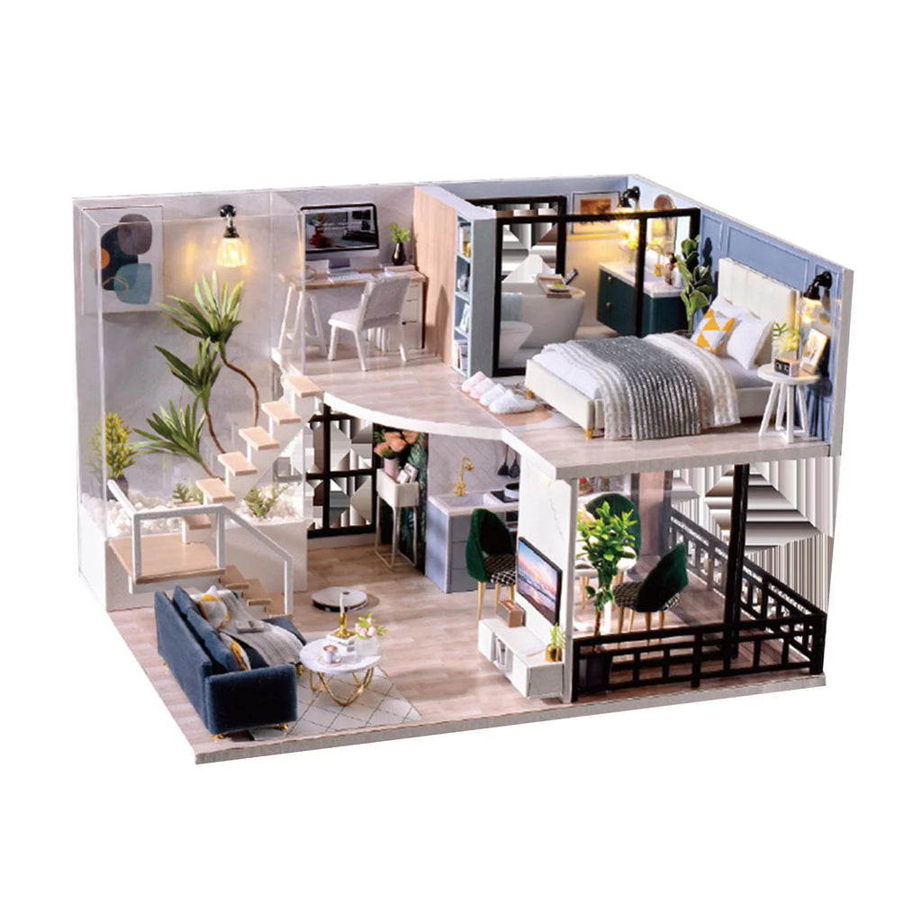 Building Toys with Furniture Accessories DIY Doll House T4522