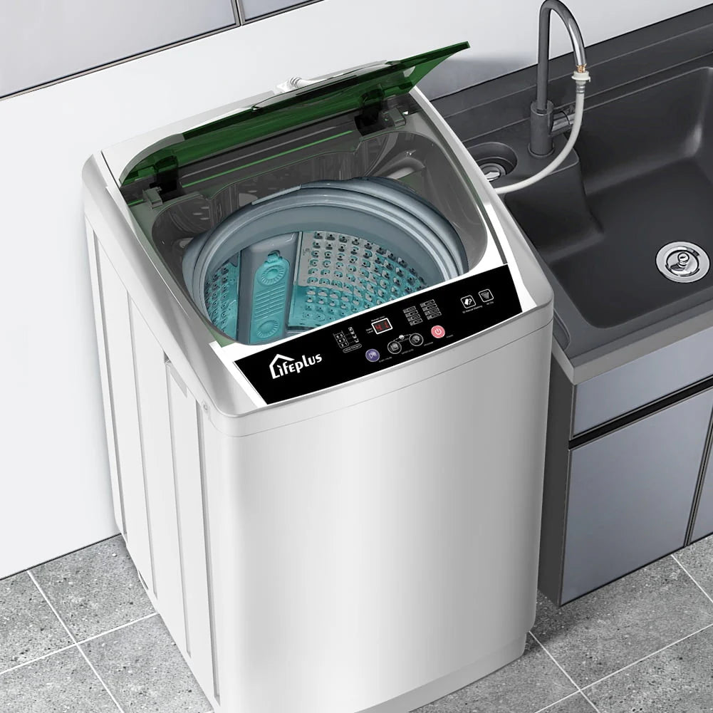 Portable Full-Automatic 1.8 Cu. ft. Top Load Laundry Washer E867