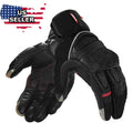 Leather Motorcycle Full Finger Touchscreen Riding Gloves Z47105