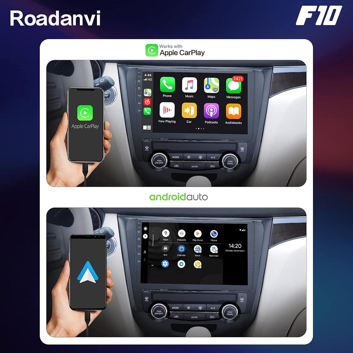 Car Stereo Bluetooth Radio with Touch Screen Q907698