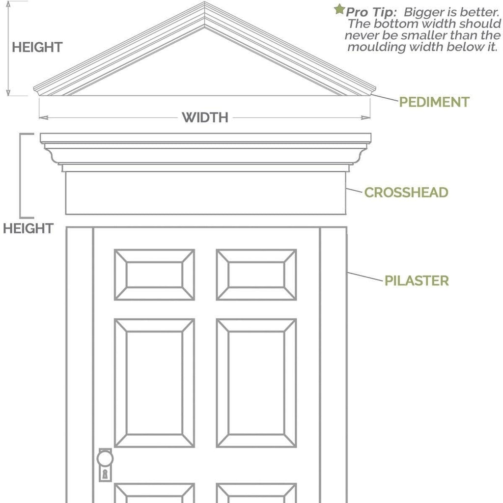 Fluted PVC Pilaster with Capital & Base (Pair) W896371