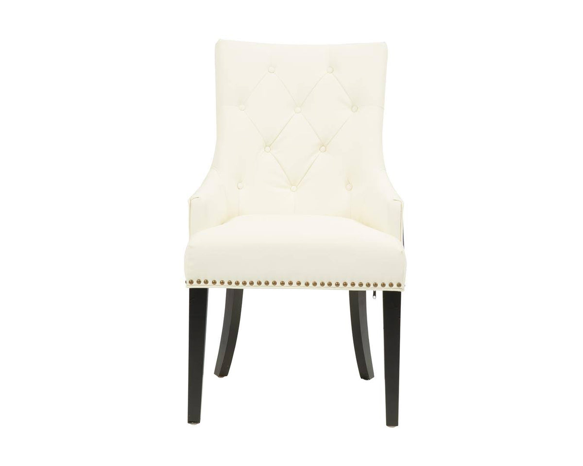 Button Tufted PU Leather Dining Side Chair C561446