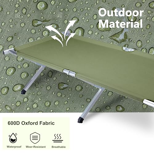 Folding Camping Cot with Carry Bag P7480