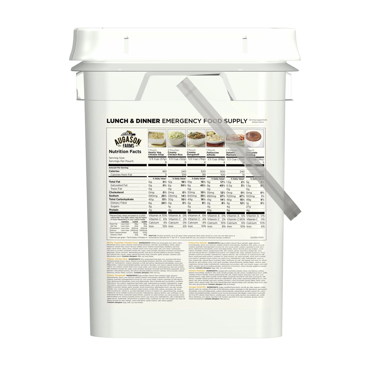 11.03 lbs Emergency Food Supply I3600