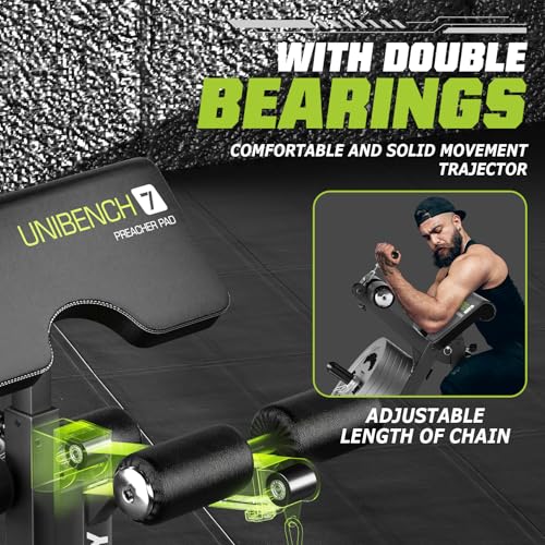 Adjustable Weight Bench with 1200 LBS Capacity H6271