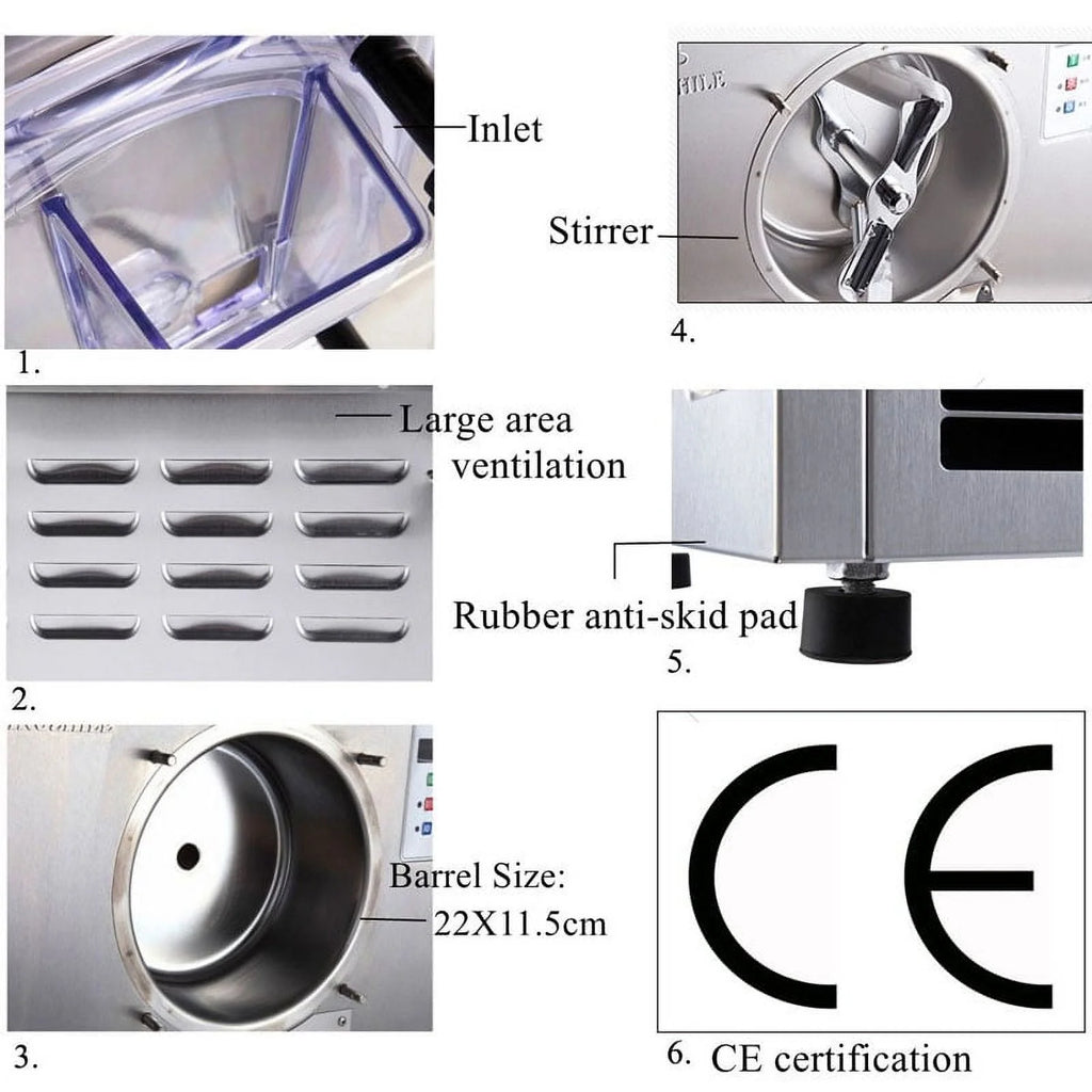 Commercial Desktop LCD Ice Cream Maker Y914402