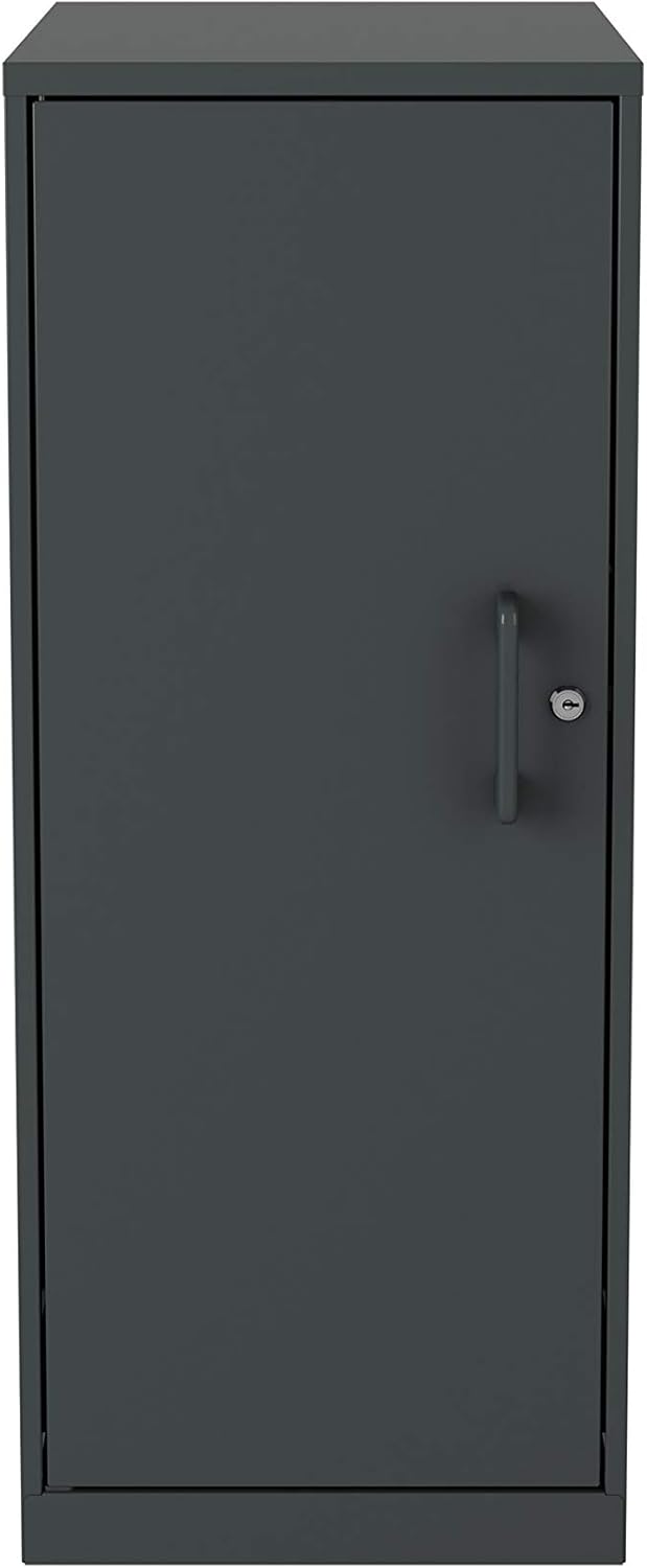 Charcoal 4 Shelf Personal Cabinet N7214