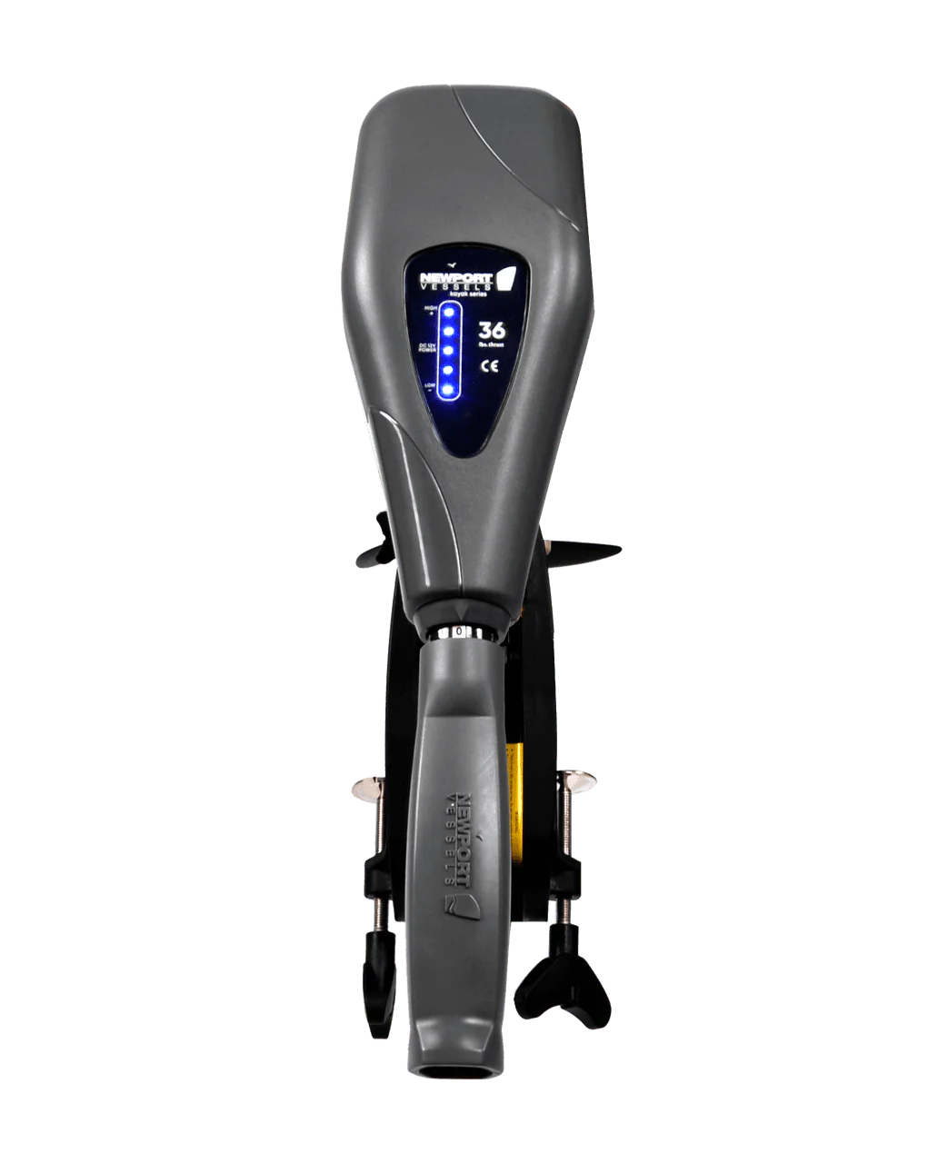 36 Lb. Thrust Saltwater Transom Mounted Electric Kayak Trolling Motor with 24 In. Shaft Z672137