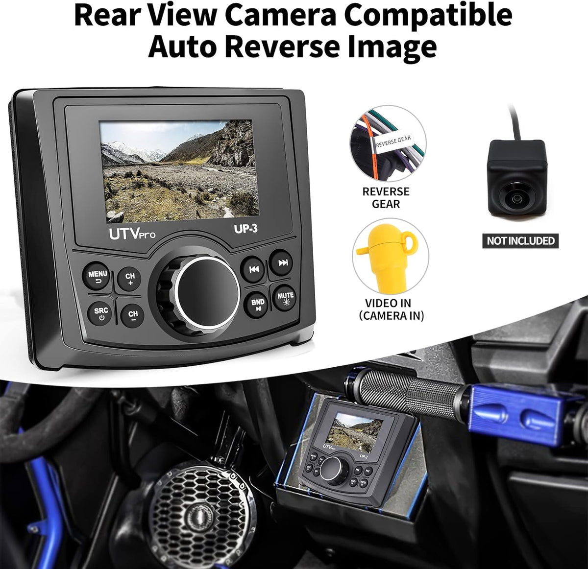 UTV Stereo AM/FM with Bluetooth Streaming I239315