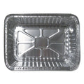 Aluminum Closeable Containers 2.25 lb Oblong Silver 500/Carton I88000