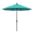 Stone Black Aluminum Pole Patio Umbrella C6585