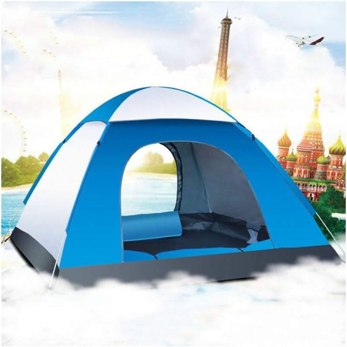 Waterproof 3-4 Person Camping Tent I225971