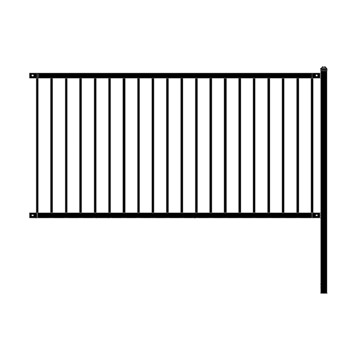 Black Steel Fence Y641945