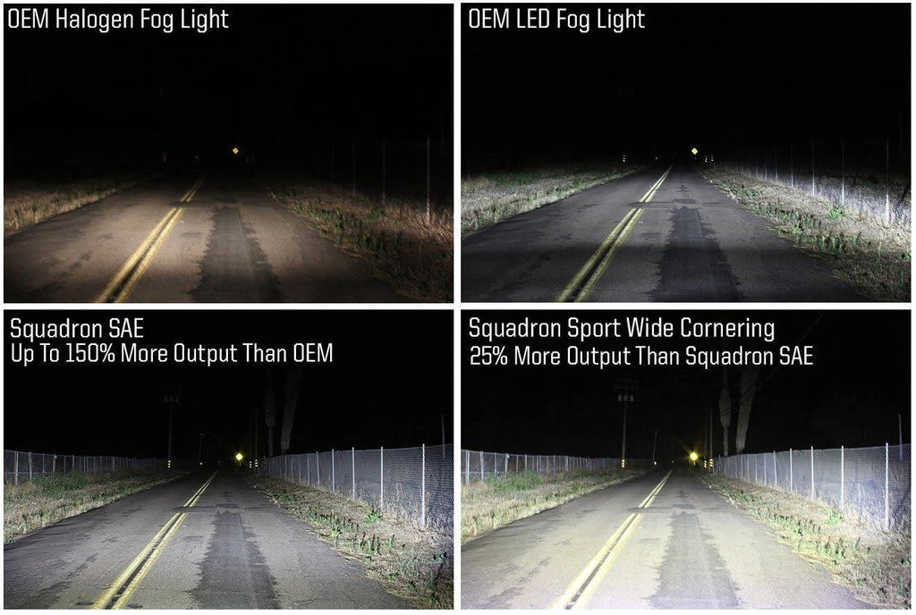 Amber LED Wide Cornering Light Pair E426