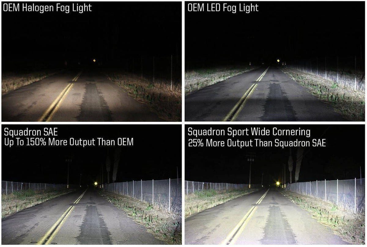 Amber LED Wide Cornering Light Pair E426