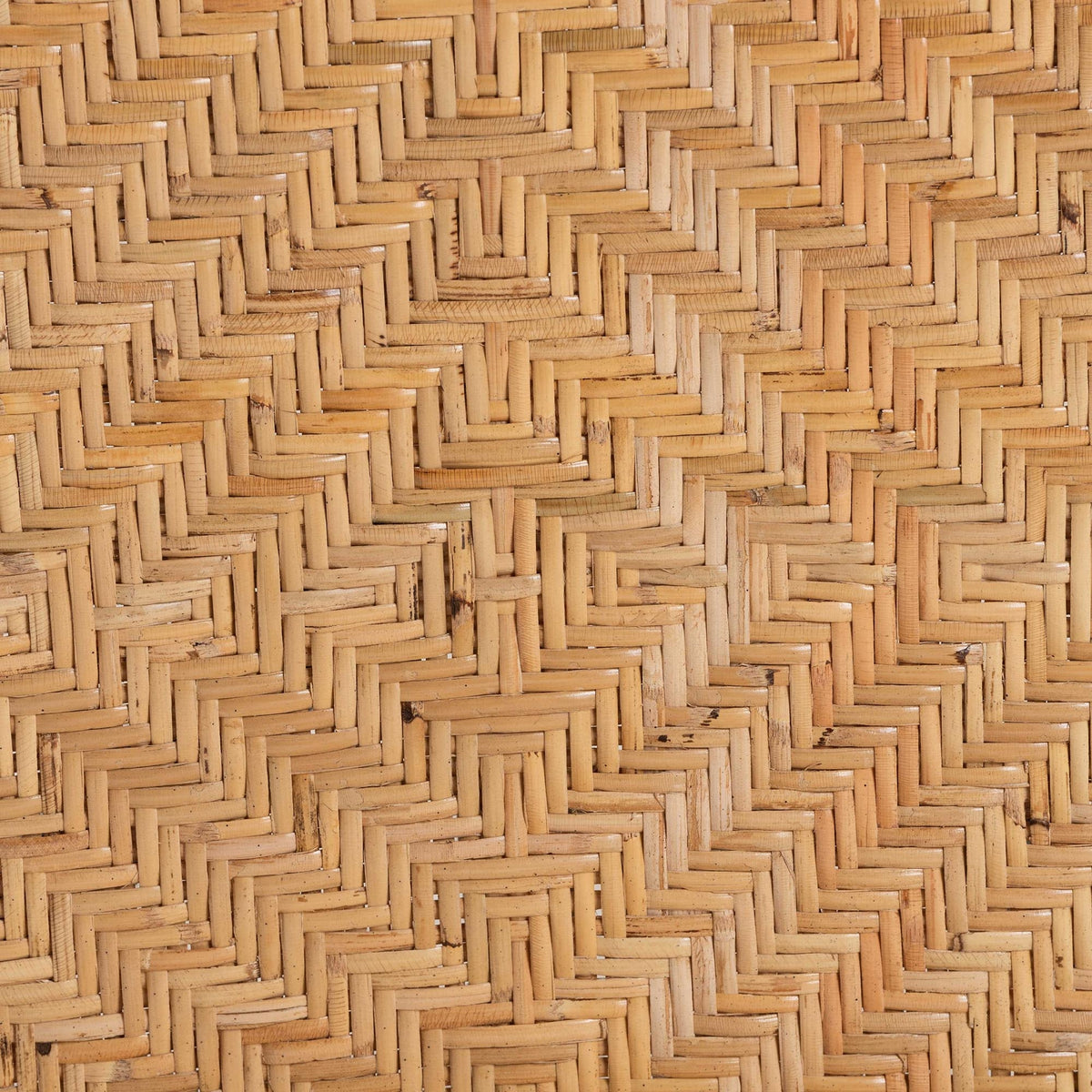 Two-Tone Black and Natural Brown Rattan Counter Stool L2587