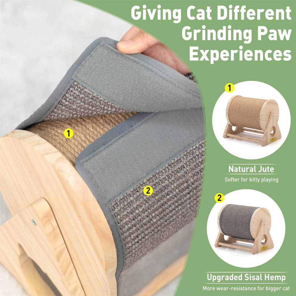 Cat Scratching Post Exercise Wheel H841740
