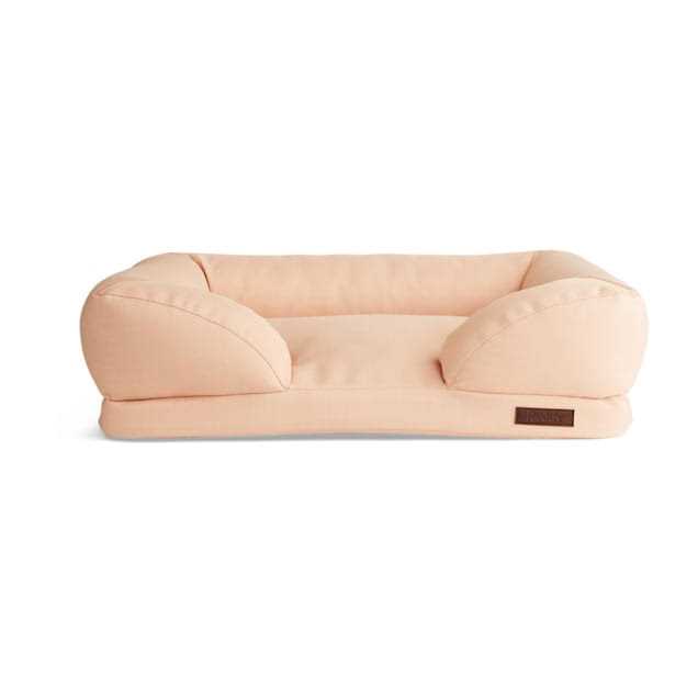Recycled Fabric Pink Dog Bed N475
