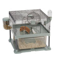 Small Pet Habitat with Wheel and Water Bottle Z9424