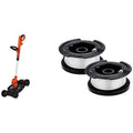 Black+decker Electric Lawn Mower Trimmer Line Replacement Spool, Autofeed 30 ft, 0.065-Inch, 2-Pack U8621