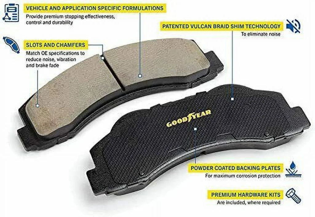 Front Ceramic Brake Pads GYD793 K972
