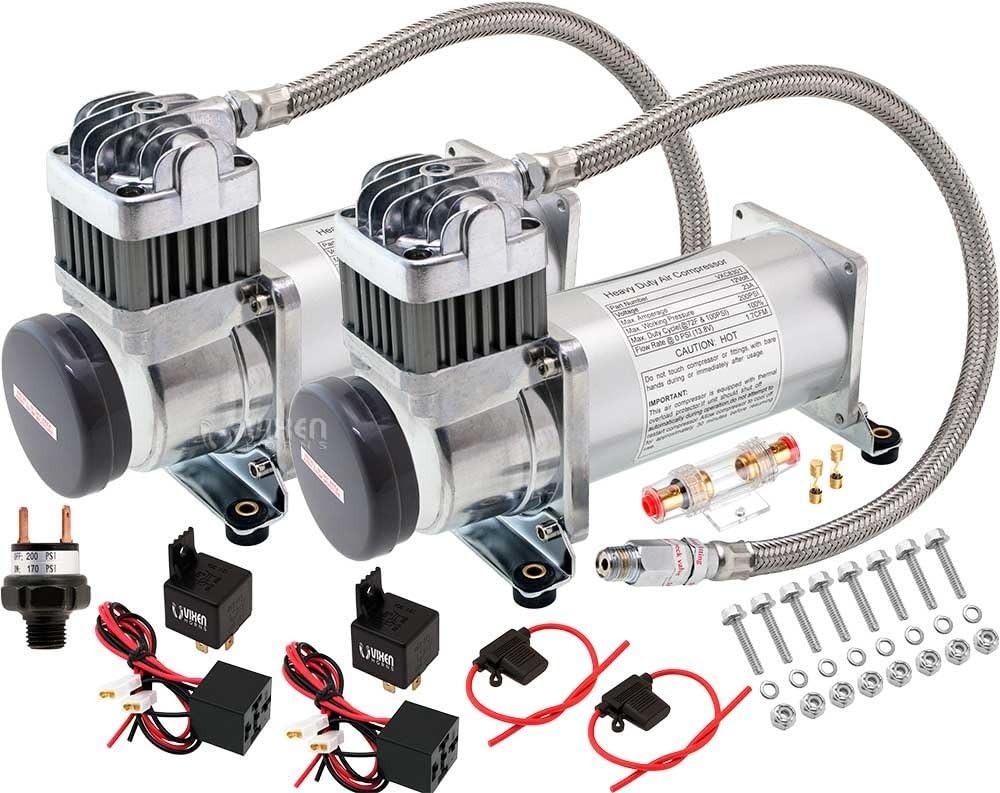 Heavy Duty Dual Onboard Air Compressors 200 PSI K95844