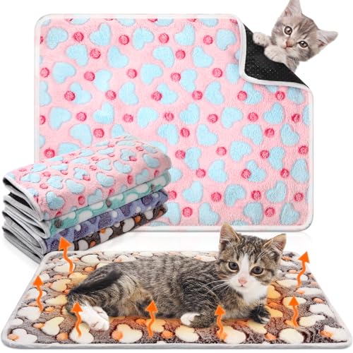 4 Pack Self Warming Cat Bed with Removable Cover, 16 x 20 Inches G68721