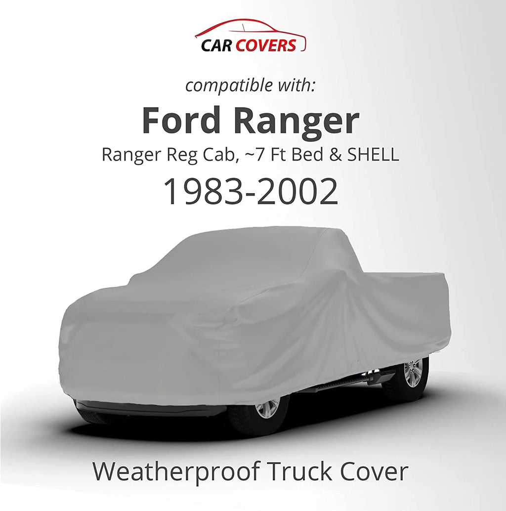 Truck Cover for 1983-2002 Ford Ranger Regular Cab 7 Ft Bed with Camper Shell G98626