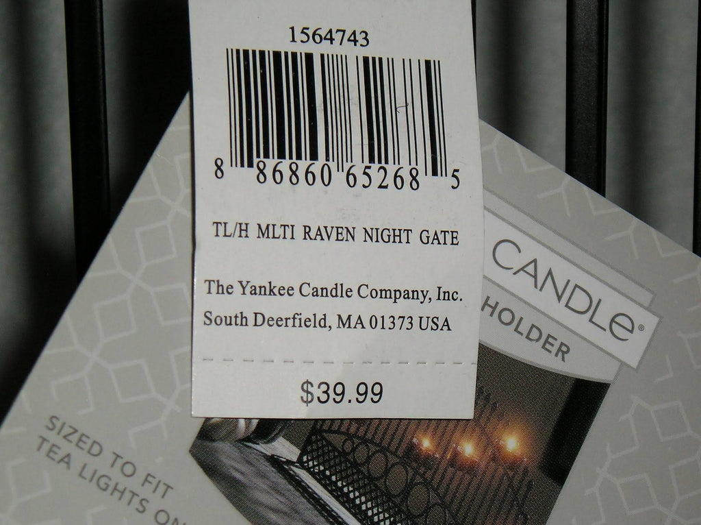 Raven Night Gate Tea Light Candle Holder X483967