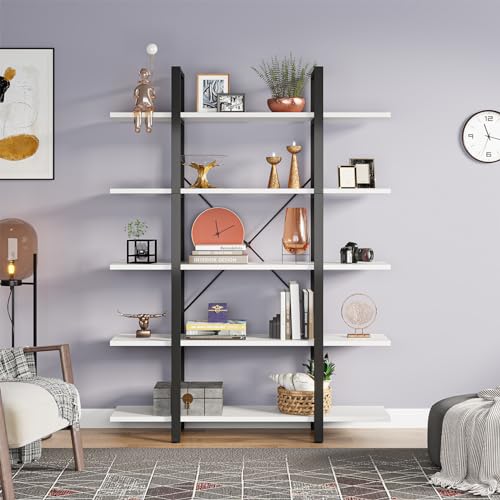 5-Tier Black Bookshelf V514