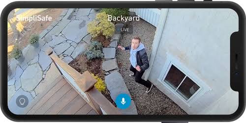 Wireless Outdoor Security Camera White X780505