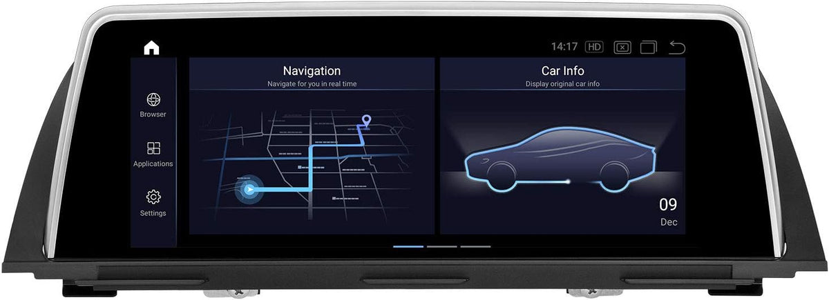 12.3" Android 11 Carplay Screen for BMW 5 Series NBT W83589