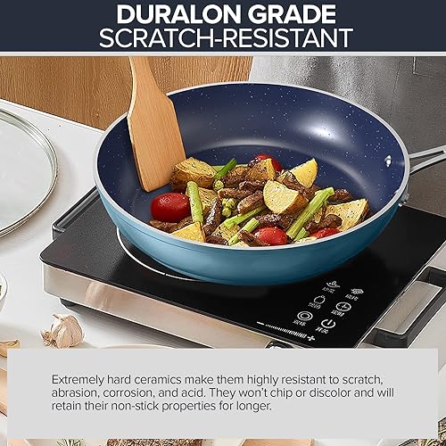 7pc Ceramic Nonstick Cookware Set P2703