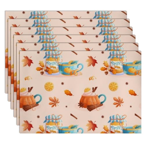 Faux Leather 12 X 18 Inch Placemats 6 Pack P5764