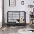 Dog Crate with Wheels and Litter Pans R2487