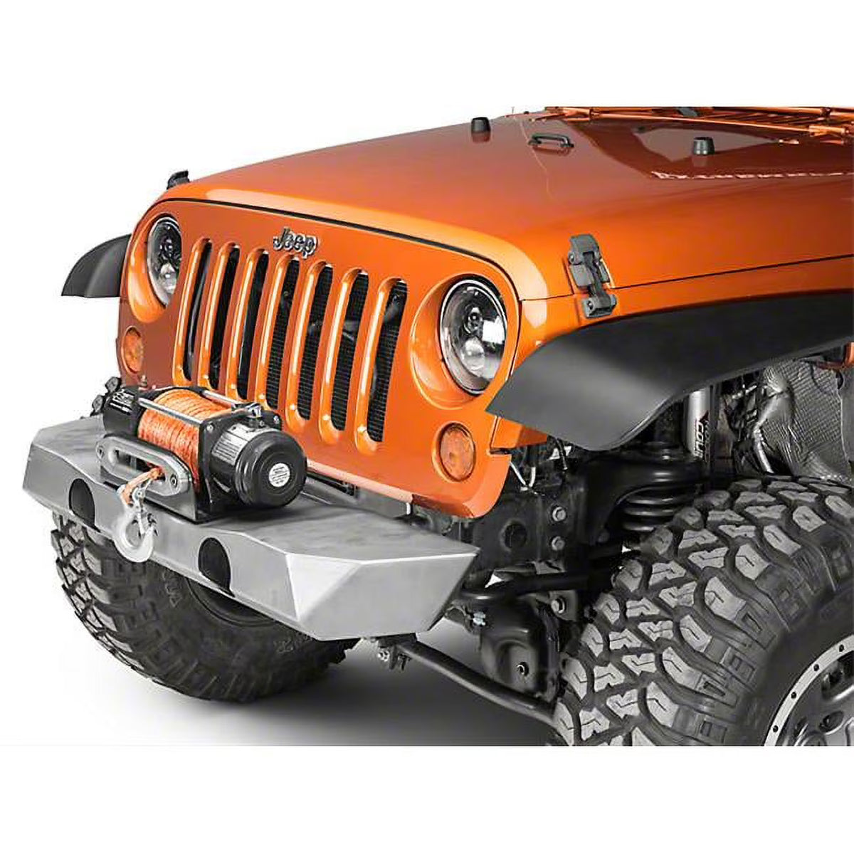 Jk Rock Brawler II Mid with Black Rear HD Bumper X37569