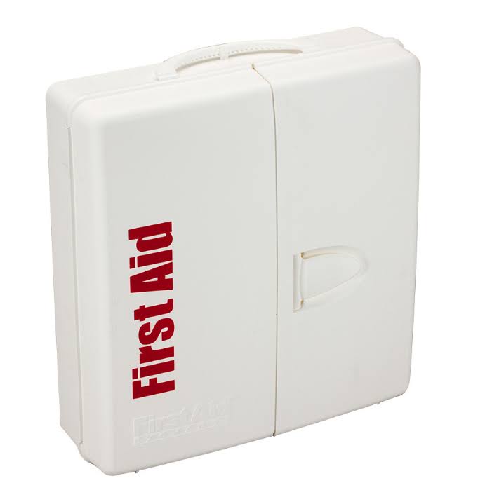 206 Piece Plastic First Aid Cabinet D76399